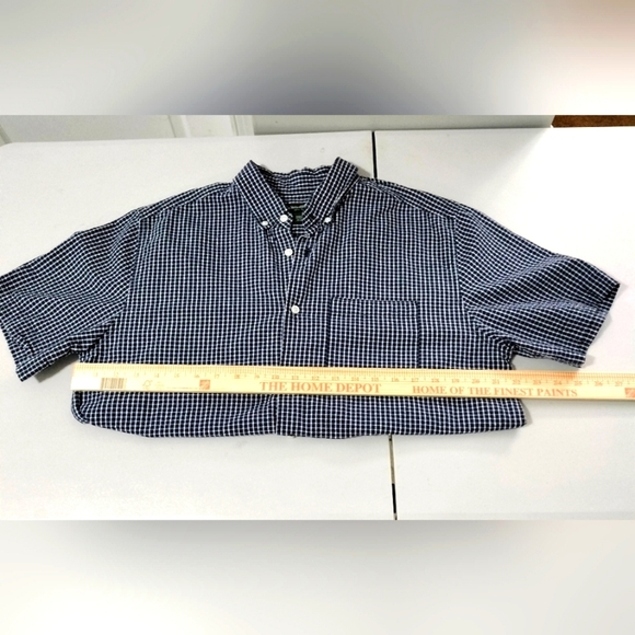 Eddie Bauer Blue Gingham Casual Shirt Size M, 100% Cotton - Picture 3 of 8